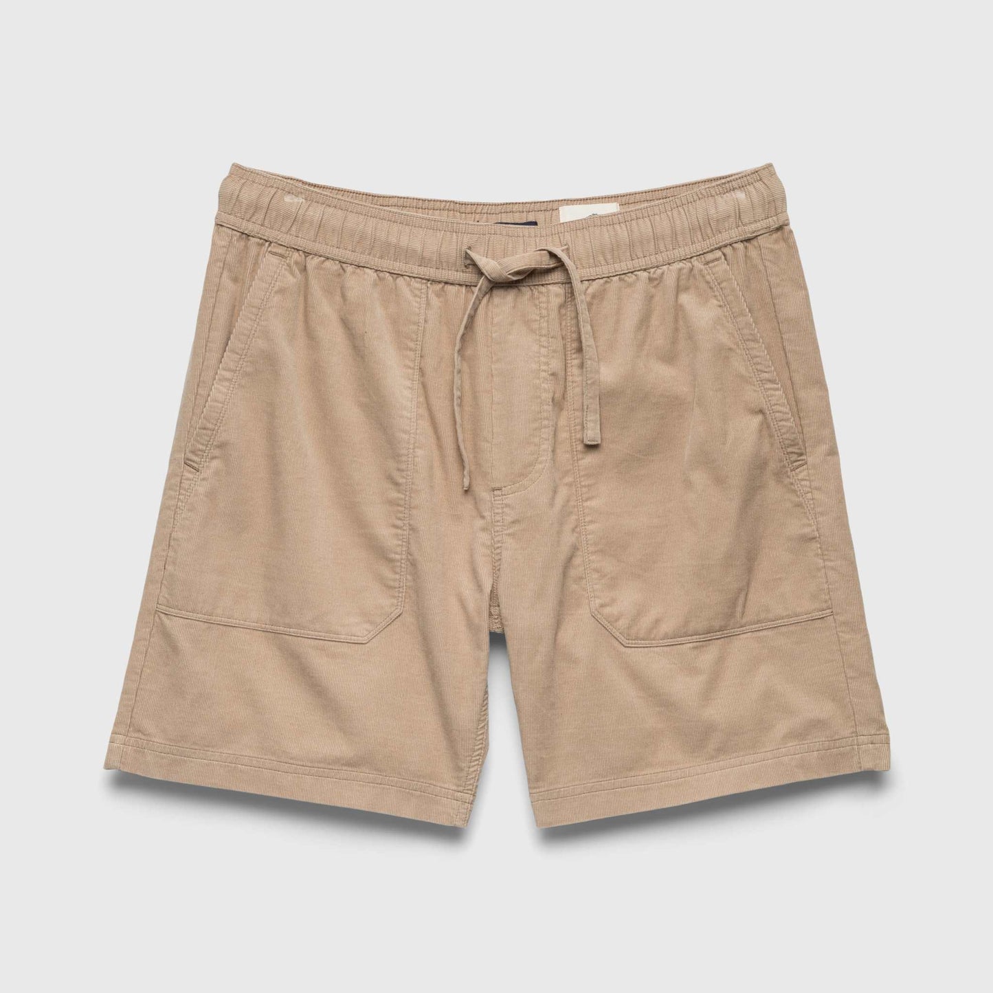Tyler Corduroy Short - Chinchilla
