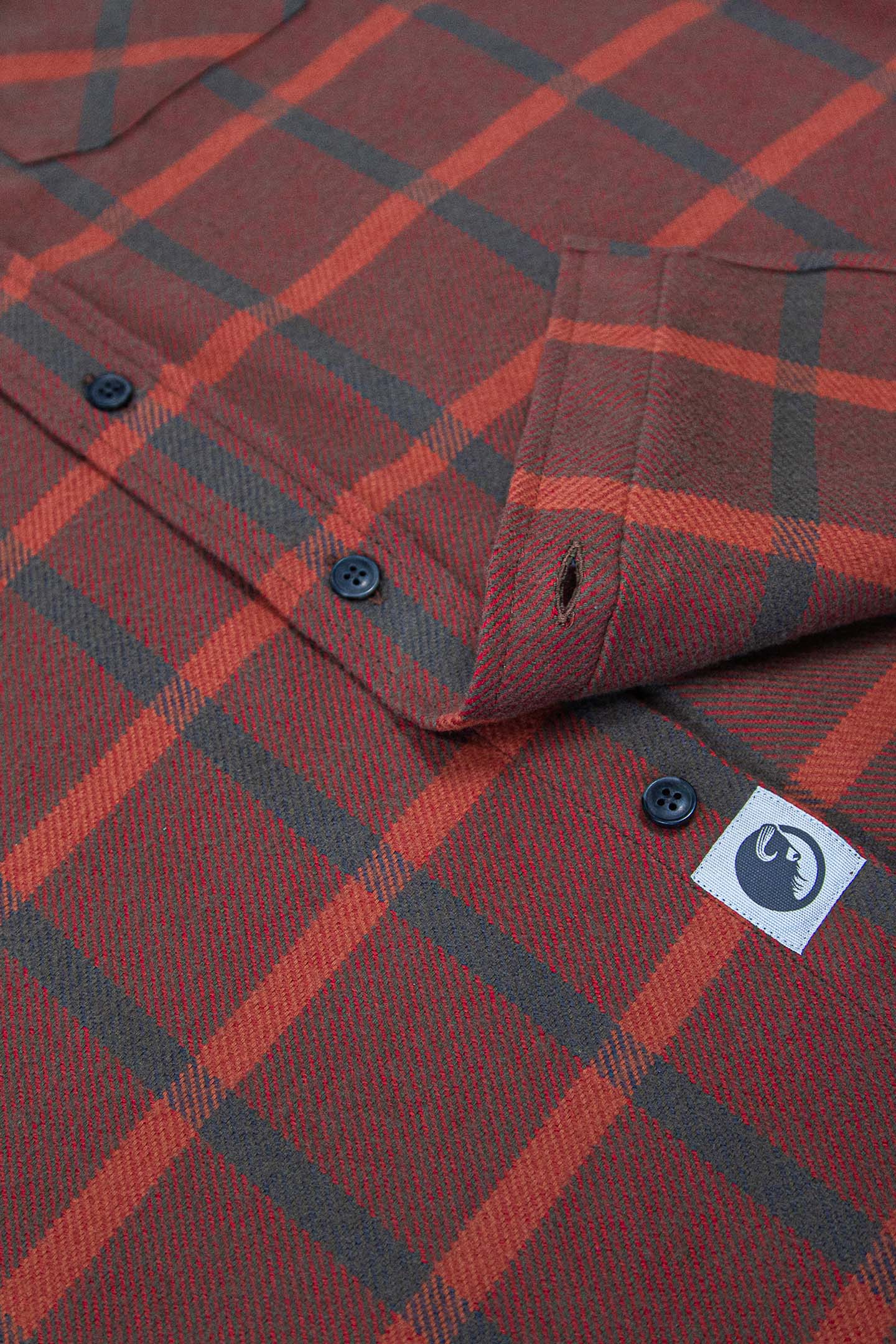 Field Grand Flannel, Brick Windowpane